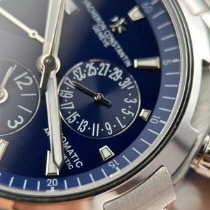 Dong Ho Vacheron Constantin Overseas Dual Time 47450 Day Cao Su Mau Xanh 9F 42mm 7