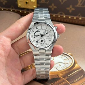 Đồng Hồ Vacheron Constantin Overseas Dual Time 47450 Nam Dây Kim Loại Xưởng 9F 42mm (6)