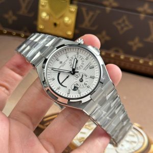 Đồng Hồ Vacheron Constantin Overseas Dual Time 47450 Nam Dây Kim Loại Xưởng 9F 42mm (6)