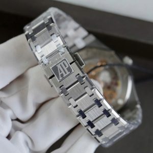 Đồng Hồ Audemars Piguet Chế Tác Royal Oak Extra-thin Jumbo 16202 Mặt Màu Đỏ Đô Nhà Máy ZF 39mm (2)