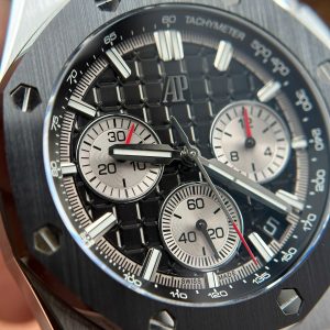 Đồng Hồ Audemars Piguet Rep 11 Royal Oak Offshore Chronograph 26420 Mặt Đen Máy Thụy Sỹ Xưởng APP 43mm (2)