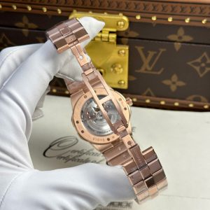 Đồng Hồ Chopard Alpine Eagle Chế Tác Mạ Vàng Hồng Mặt Xanh Dương Nhà Máy GH 41mm (2)