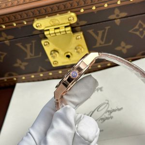 Đồng Hồ Chopard Alpine Eagle Chế Tác Mạ Vàng Hồng Mặt Xanh Lá Cây Nhà Máy GH 41mm (2)