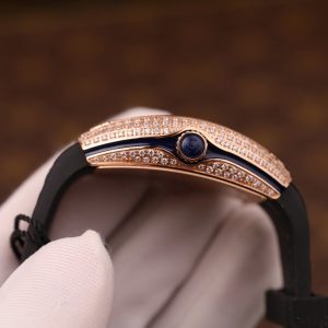 Đồng Hồ Franck Muller V32 Chế Tác Mạ Vàng Hồng Đính Full Đá Nhà Máy ABF 36mm (2)