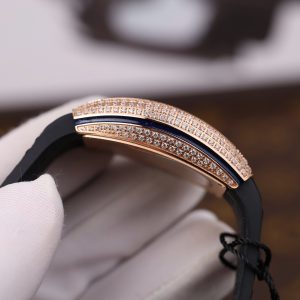 Đồng Hồ Franck Muller V32 Chế Tác Mạ Vàng Hồng Đính Full Đá Nhà Máy ABF 36mm (2)