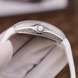 Đồng Hồ Franck Muller V32 Chế Tác Màu Trắng Máy Pin Nhà Máy ABF 36mm (2)