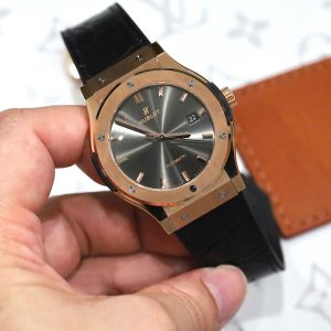 Đồng Hồ Hublot Classic Fusion King Gold Mặt Xám Chế Tác 85 Grams Xưởng JJZ 42mm (2)