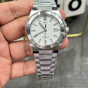 Đồng Hồ IWC Ingenieur Chế Tác Mặt Trắng Máy Cơ Thuỵ Sỹ Nhà Máy V7 40mm (2)