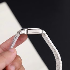 Đồng Hồ Nữ Cartier Santos Replica 11 Mặt Xanh Blue Máy Cơ Tự Động Xưởng BV 35mm (2)