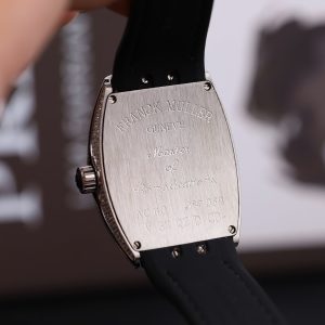 Đồng Hồ Nữ Franck Muller V32 Rep 11 Màu Đen Đính Full Đá Nhà Máy ABF 36mm (2)