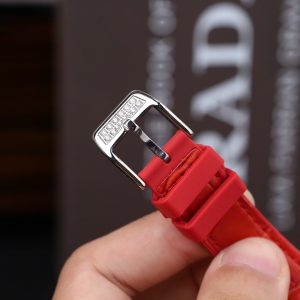 Đồng Hồ Nữ Franck Muller V32 Replica 11 Màu Đỏ Đính Full Đá Nhà Máy ABF 36mm (2)