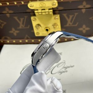 Đồng Hồ Omega Aqua Terra Worldtimer Fake 11 Màu Xanh Dương Dây Cao Su Xưởng VS 43mm (2)