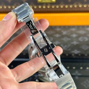 Đồng Hồ Omega Aqua Terra Worldtimer Replica 11 Màu Xanh Lá Cây Dây Kim Loại Xưởng VS 43mm (2)