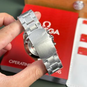 Đồng Hồ Omega Chế Tác Speedmaster Moonwatch Chronograph Mặt Đen Xưởng OM 42mm (2)
