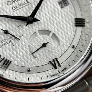 Đồng Hồ Omega Replica 11 De Ville Prestige Power Reserve Mặt Trắng Máy Cơ Thụy Sỹ 39 (2)