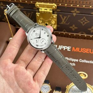 Đồng Hồ Omega Replica 11 De Ville Prestige Power Reserve Mặt Trắng Máy Cơ Thụy Sỹ 39 (2)