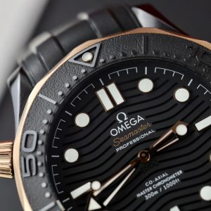 Đồng Hồ Omega Seamaster Chế Tác Vỏ Gốm Đen Dây Cao Su Nhà Máy VS 42mm (2)