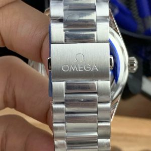 Đồng Hồ Omega Seamaster Co-Axial Fake 11 Mặt Xanh Nước Biển Nhà Máy VS 41mm (2)
