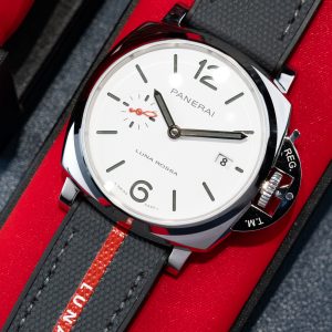 Đồng Hồ Panerai Chế Tác Luminor Due Luna Rossa PAM1381 Mặt Trắng Máy Cơ Thụy Sỹ Xưởng 42mm (2)