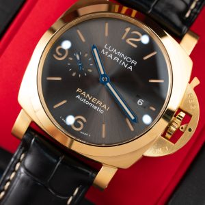 Đồng Hồ Panerai Chế Tác Luminor Marina PAM1115 Mặt Xám Dây Da Nhà Máy VS 44mm (8)