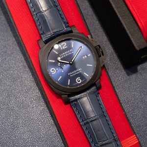 Đồng Hồ Panerai Chế Tác Luminot Marina PAM1664 Vỏ Carbon Dây Da Xưởng VS 44mm (1)