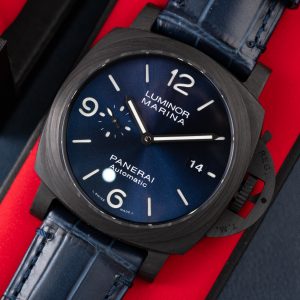 Đồng Hồ Panerai Chế Tác Luminot Marina PAM1664 Vỏ Carbon Dây Da Xưởng VS 44mm (1)
