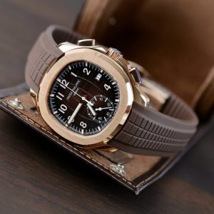 Đồng Hồ Patek Philippe Aquanaut 5968G Chế Tác Màu Nâu Dây Cao Su 42 (2)