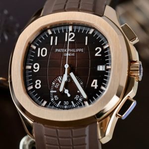 Đồng Hồ Patek Philippe Aquanaut 5968G Chế Tác Màu Nâu Dây Cao Su 42 (2)