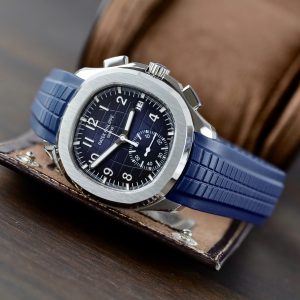 Đồng Hồ Patek Philippe Aquanaut 5968G Chế Tác Màu Xanh Dương Dây Cao Su 42 (1)