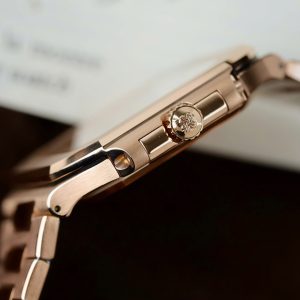 Đồng Hồ Patek Philippe Cubitus 5821 Chế Tác Mặt Trắng Máy Cơ Thụy Sỹ 45mm (2)