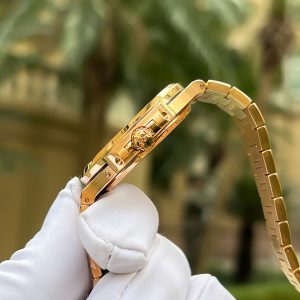 Đồng Hồ Patek Philippe Nautilus 5712R Chế Tác Phủ Vàng Thật 18K Mặt Xám Xưởng PPF 40mm (2)