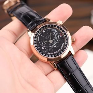 Đồng Hồ Patek Philippe Replica 11 Grand Complications 6102R Mạ Vàng Hồng Dây Da 44mm (2)