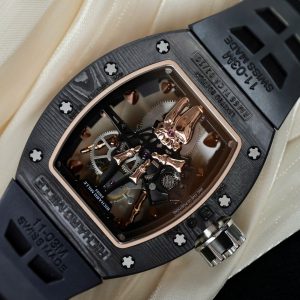 Đồng Hồ Richard Mille Chế Tác RM66 Flying Tourbillon Vỏ Carbon Dây Cao Su 42.7×49 (2)