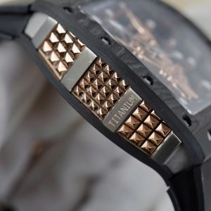 Đồng Hồ Richard Mille Chế Tác RM66 Flying Tourbillon Vỏ Carbon Dây Cao Su 42.7×49 (2)