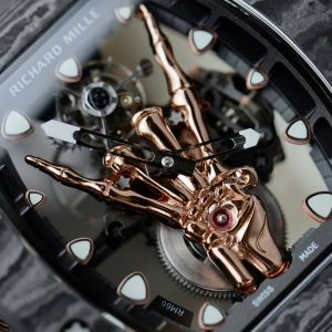 Đồng Hồ Richard Mille Chế Tác RM66 Flying Tourbillon Vỏ Carbon Dây Cao Su 42.7×49 (2)