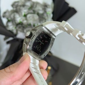 Đồng Hồ Richard Mille Rep Cao Cấp RM51-02 Màu Trắng Máy Cơ Tự Động Thụy Sỹ 40mm (2)