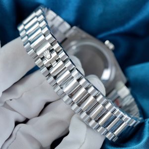 Đồng Hồ Rolex Chế Tác Day-Date 128239 Mặt Xanh Ombre Trọng Lượng ~157 Gram Xưởng QF 36mm (2)