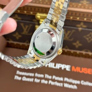 Đồng Hồ Rolex DateJust 126231 Chế Tác Mặt Số Xếp Gạch Viền Đính Đá VSF 36mm (2)