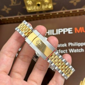 Đồng Hồ Rolex DateJust 126231 Chế Tác Mặt Số Xếp Gạch Viền Đính Đá VSF 36mm (2)