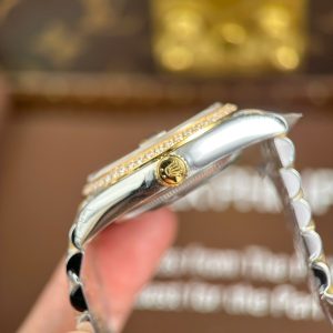 Đồng Hồ Rolex DateJust 126231 Chế Tác Mặt Số Xếp Gạch Viền Đính Đá VSF 36mm (2)