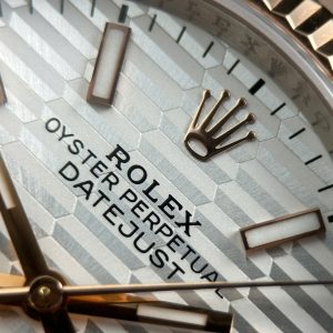 Đồng Hồ Rolex DateJust 126231 Chế Tác Mặt Trắng Họa Tiết Nếp Gấp VSF 36mm (2)
