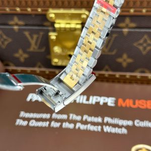 Đồng Hồ Rolex DateJust 126231 Chế Tác Màu Demi Vàng Mặt Xếp Gạch Cọc Số Dạ Quang VSF 36mm (2)