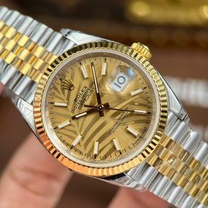 Đồng Hồ Rolex DateJust 126233 Chế Tác Mặt Lá Cây Nhiệt Đới Cọc Số Dạ Quang VSF 36mm (2)