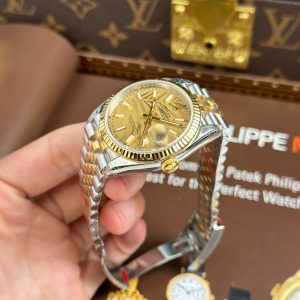 Đồng Hồ Rolex DateJust 126233 Chế Tác Mặt Lá Cây Nhiệt Đới Cọc Số Dạ Quang VSF 36mm (2)