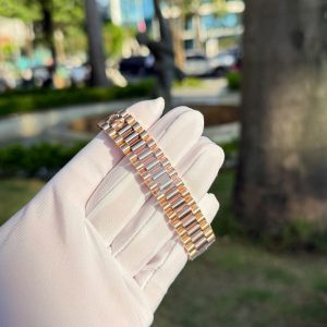 Đồng Hồ Rolex DateJust Mặt Nâu Chế Tác Phủ Vàng Hồng 18K Xưởng GM 31mm (2)