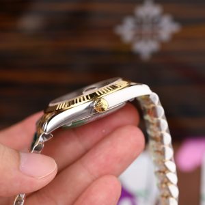 Đồng Hồ Rolex DateJust Mặt Vàng Chế Tác Máy Cơ Tự Động Thụy Sỹ Nhà Máy Clean 41mm (2)