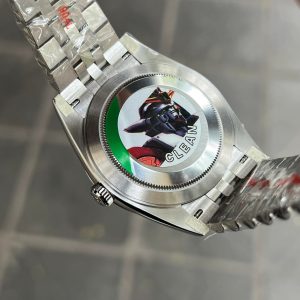 Dong Ho Rolex DateJust Replica 11 Mat So Den Coc Da Quang Day Jubilee Xuong Clean 41mm 6