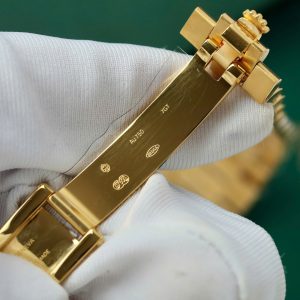 Đồng Hồ Rolex Day-Date Mặt Xanh Lá Ombre Chế Tác Phủ Vàng 18K Nhà Máy GM 40mm (2)