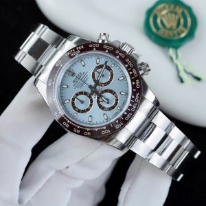 Đồng Hồ Rolex Daytona 126506 Chế Tác Mặt Xanh Băng Cọc Số Dạ Quang Xưởng VS 40mm (2)