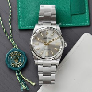 Đồng Hồ Rolex Oyster Perpetual Chế Tác Mặt Bạc Máy Cơ Thụy Sỹ Nhà Máy VS 41mm (2)
